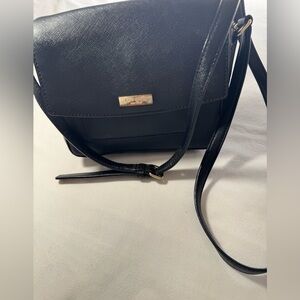 Kate Spade Elegant Black Crossbody Mini Flap Satchel